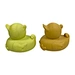 multi-color duck natural latex baby bath toy